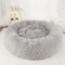 Large Dog Donut Bed Plush Round Basket Bed For Dogs And Small Pets 7