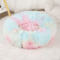 Large Dog Donut Bed Plush Round Basket Bed For Dogs And Small Pets 14