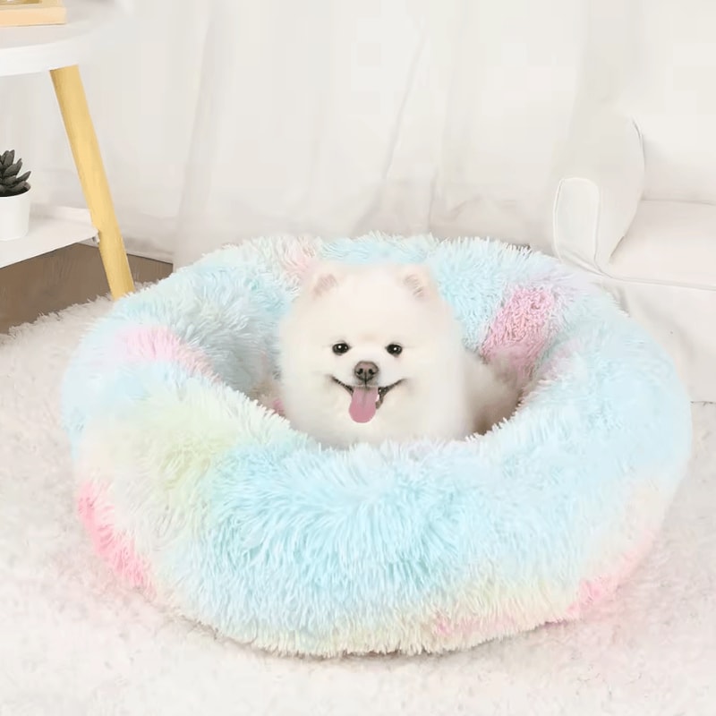 Plush Dog Bed Washable Fluffy Sofa Basket Bed For Small Medium And Large Dogs 9