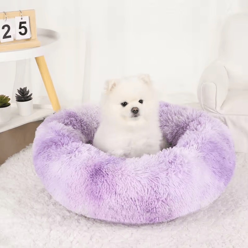 Plush Dog Bed Washable Fluffy Sofa Basket Bed For Small Medium And Large Dogs 13