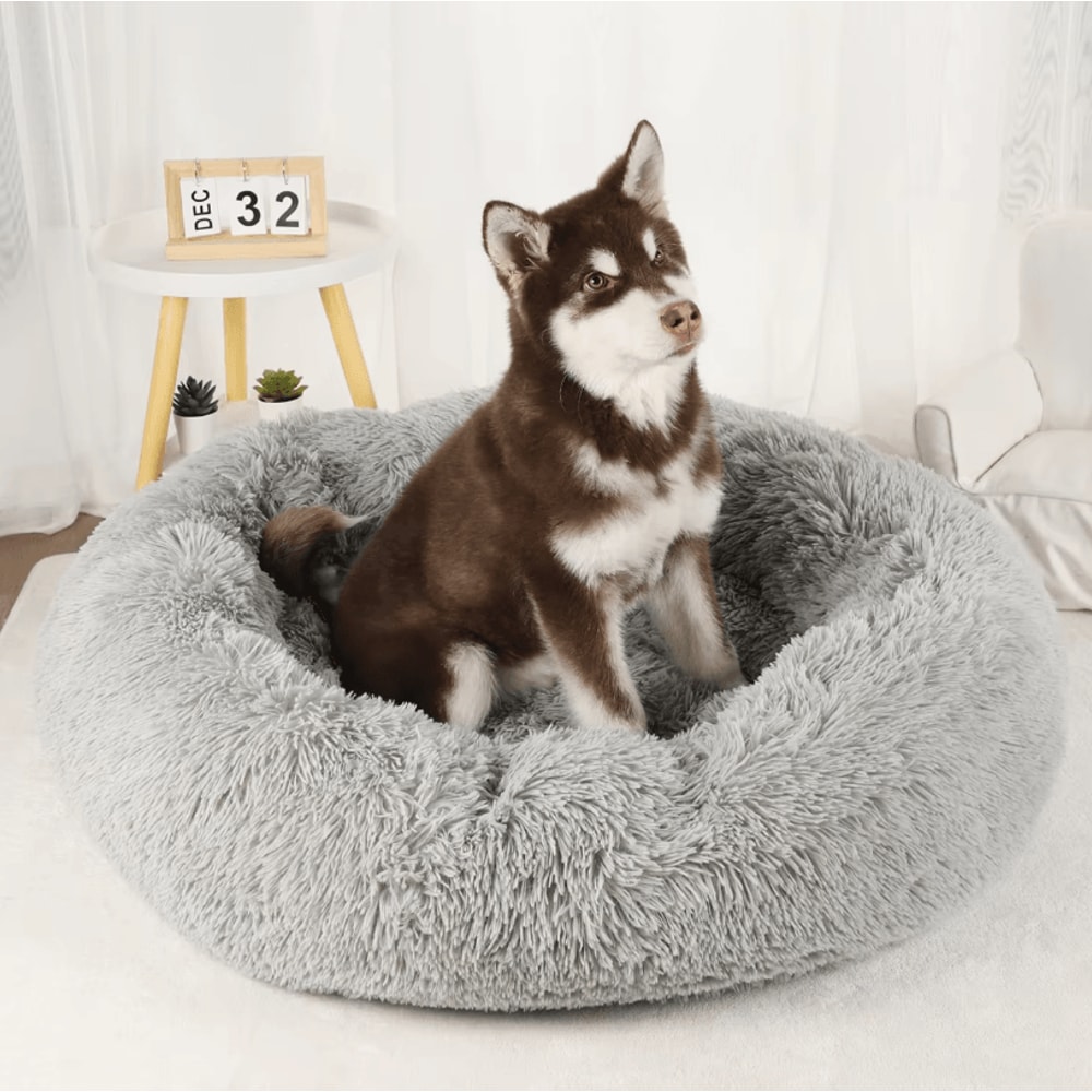Plush Dog Bed Washable Fluffy Sofa Basket Bed For Small Medium And Large Dogs 1