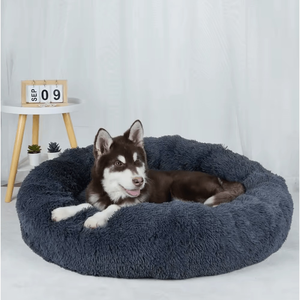 Plush Dog Bed Washable Fluffy Sofa Basket Bed For Small Medium And Large Dogs 4
