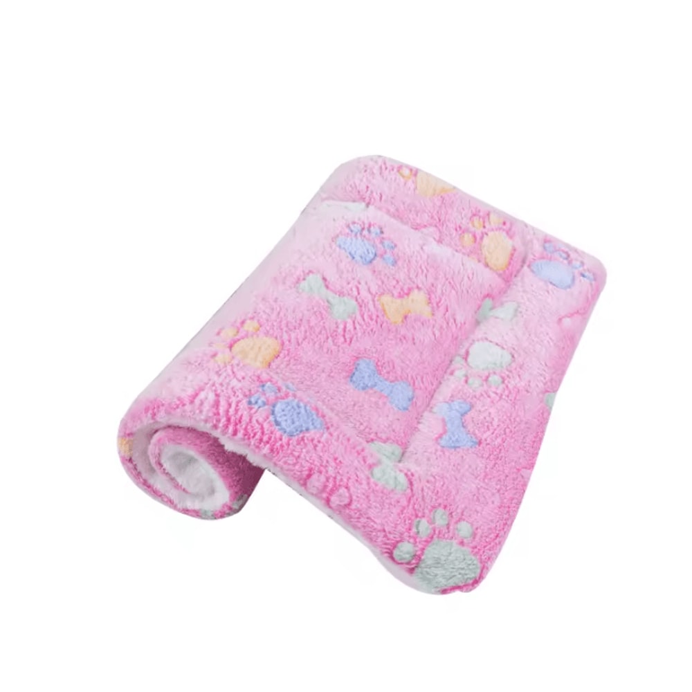 Flannel Dog Bed Blanket Thickened Washable Cushion Mat For Puppies And Pets 8