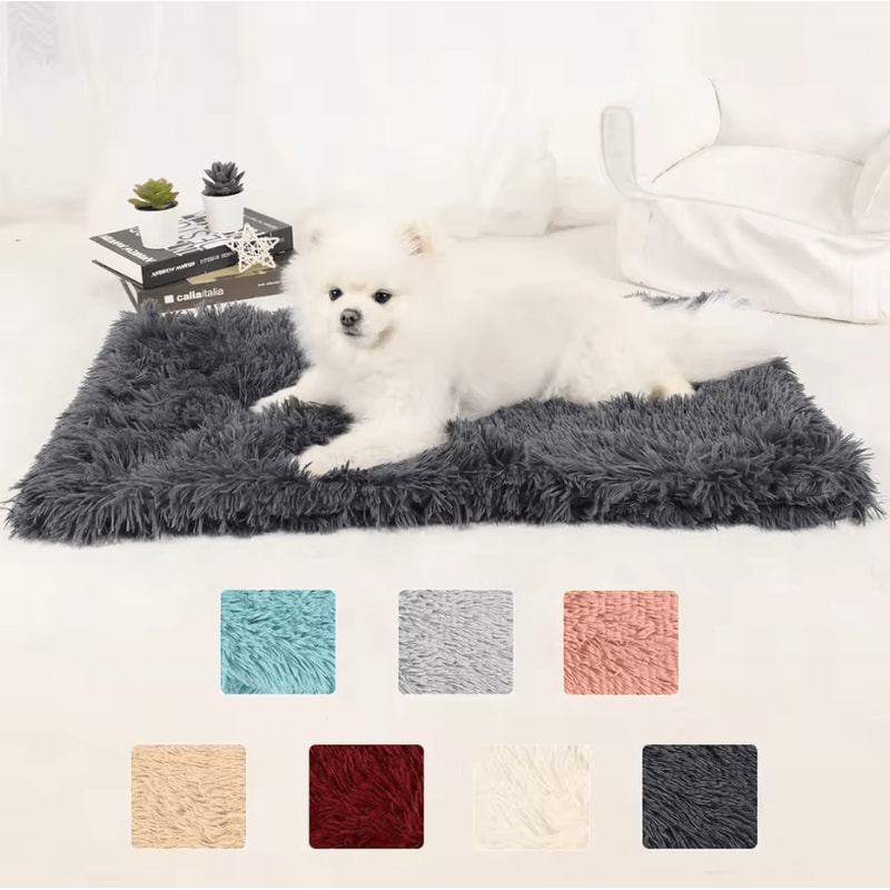Washable Dog Blanket Bed Warm Plush Mat For Dogs Puppies And Cats 0