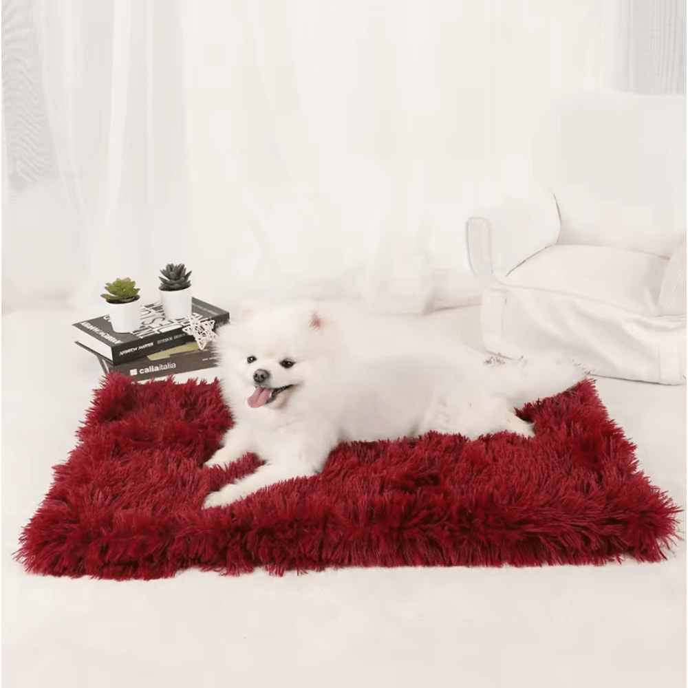 Washable Dog Blanket Bed Warm Plush Mat For Dogs Puppies And Cats 9