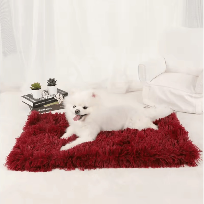 Washable Dog Blanket Bed Warm Plush Mat For Dogs Puppies And Cats 9