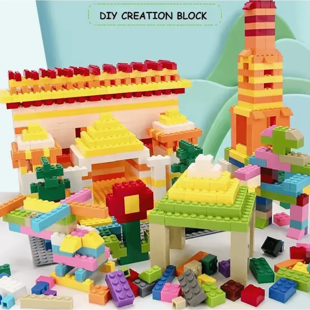 DIY Building Blocks Bulk Set 120 Or 240PCS Colorful Classic Bricks For Creative Kids 1