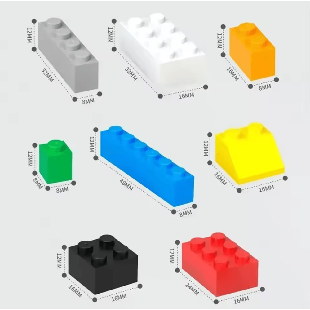 DIY Building Blocks Bulk Set 120 Or 240PCS Colorful Classic Bricks For Creative Kids 3