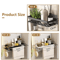 Stainless Steel Shower Rack Anti Rust Bathroom Storage Shelf With Strong Suction Cups 3