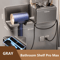 Hair Dryer Holder Wall Mount Stylish Hair Tool Organizer Shelf For Bathroom And Vanity 12