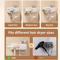 Hair Dryer Holder Wall Mount Stylish Hair Tool Organizer Shelf For Bathroom And Vanity 3