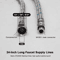 24Inch Stainless Steel Faucet Connector Supply Hose With MultiThread Compression Fittings 1