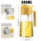 2in1 Olive Oil Dispenser Bottle 500ml Oil Sprayer For Cooking BBQ And Kitchen Use 9
