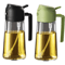 2in1 Olive Oil Dispenser Bottle 500ml Oil Sprayer For Cooking BBQ And Kitchen Use 15