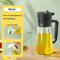 2in1 Olive Oil Dispenser Bottle 500ml Oil Sprayer For Cooking BBQ And Kitchen Use 17