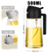2in1 Olive Oil Dispenser Bottle 500ml Oil Sprayer For Cooking BBQ And Kitchen Use 8