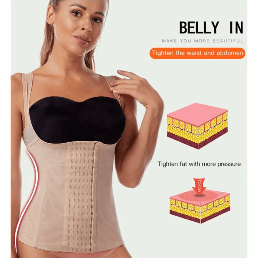 Postpartum Waist Trainer Womens Tummy Slimming Corset And Body Shaper 1