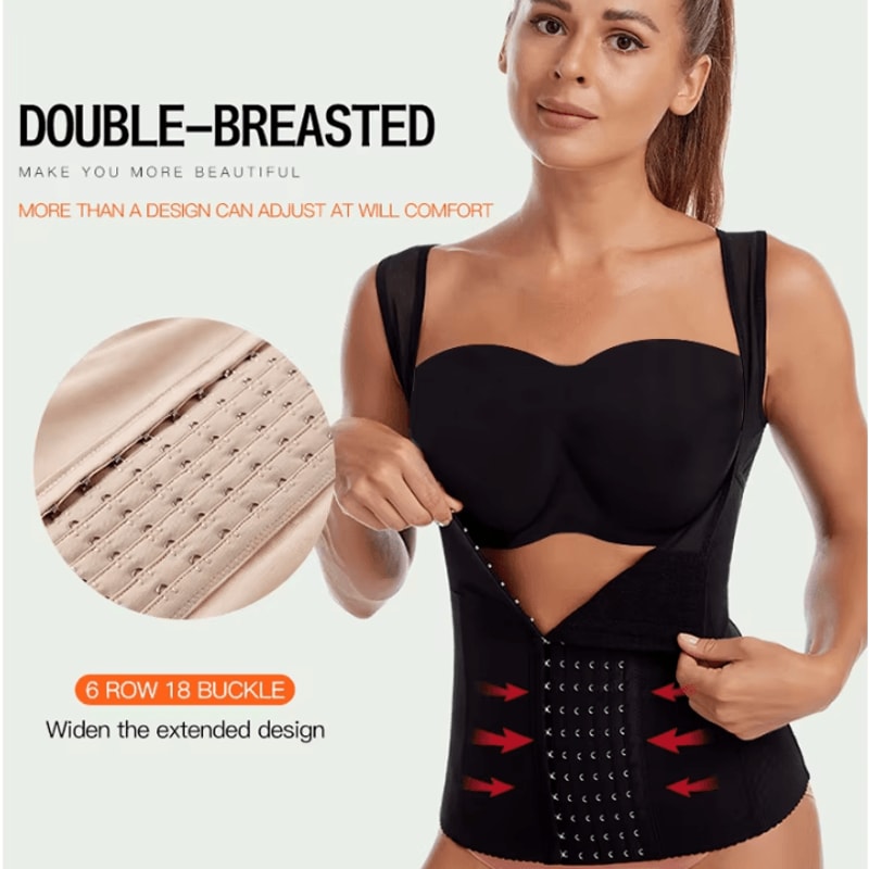 Postpartum Waist Trainer Womens Tummy Slimming Corset And Body Shaper 2