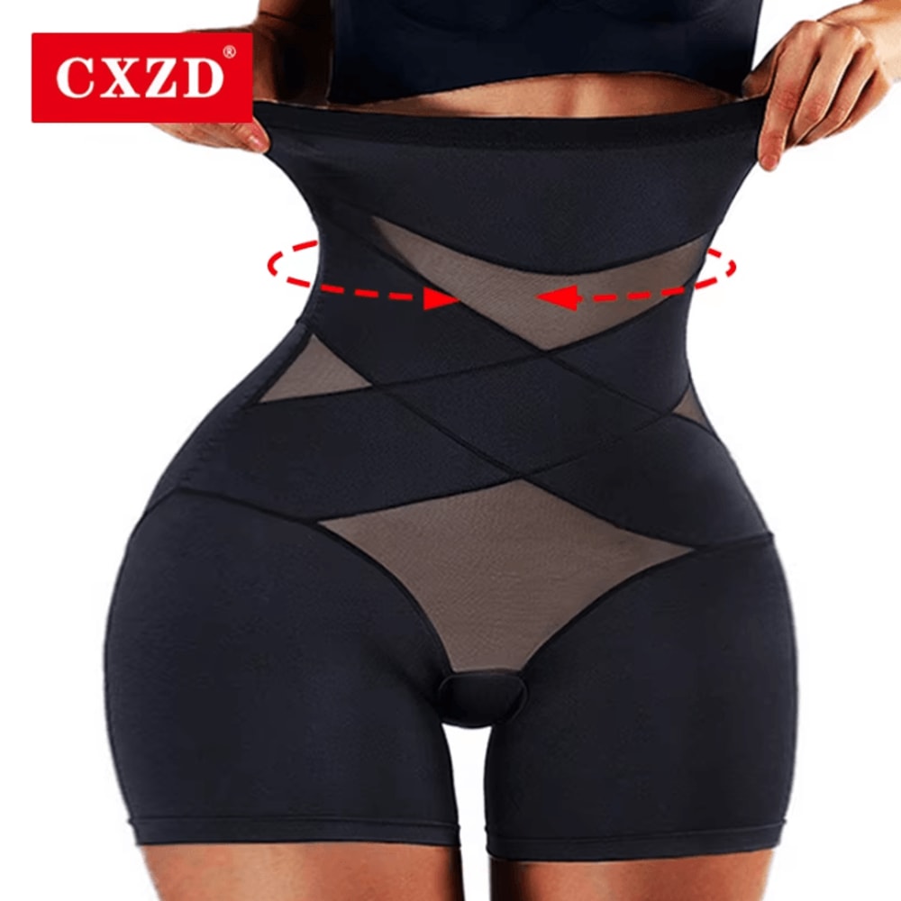CXZD High Waist Trainer Panties Postpartum Tummy Control Shapewear 0
