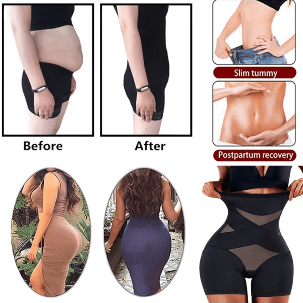 CXZD High Waist Trainer Panties Postpartum Tummy Control Shapewear 2