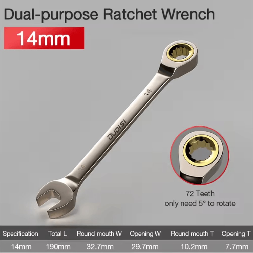 Flexible Ratchet Wrench Universal Torque Spanner For Car Repair And Hand Tool Use 13