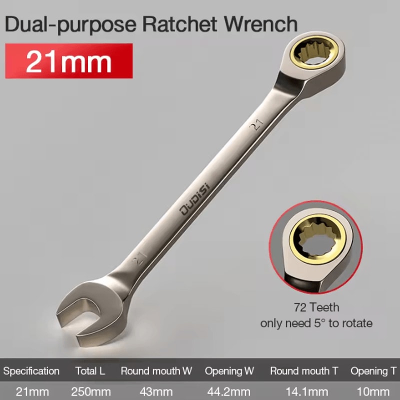 Flexible Ratchet Wrench Universal Torque Spanner For Car Repair And Hand Tool Use 19
