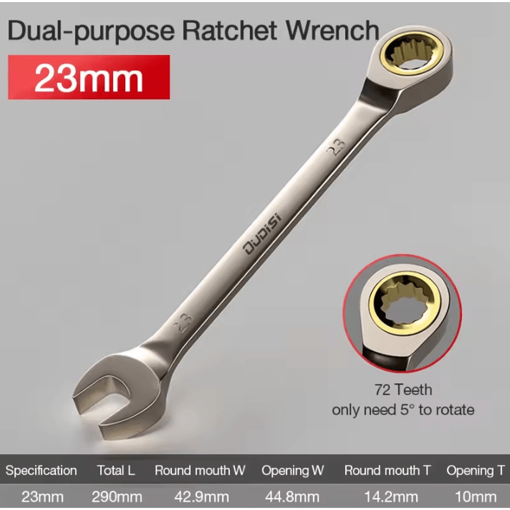 Flexible Ratchet Wrench Universal Torque Spanner For Car Repair And Hand Tool Use 21
