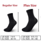 Mens Pure Cotton Socks Breathable Plus Size Business And Casual Long Socks 4