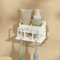 Aluminum Wall Mounted Toothbrush Holder 234 Cup Organizer For Bathroom 7