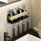 Aluminum Wall Mounted Toothbrush Holder 234 Cup Organizer For Bathroom 12