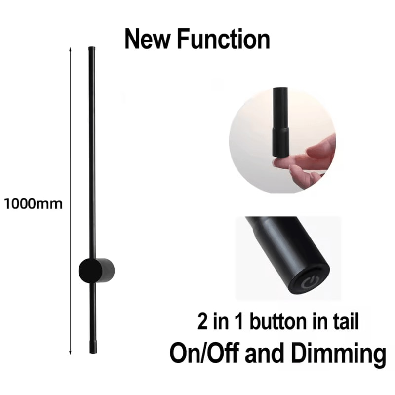 Modern LED Wall Lamp Long Surface Mounted Wall Light For Home Lighting 14