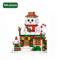 Christmas Building Block Series Santa Claus Reindeer Brick Set For Holiday Fun 19