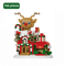 Christmas Building Block Series Santa Claus Reindeer Brick Set For Holiday Fun 20