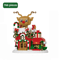 Christmas Building Block Series Santa Claus Reindeer Brick Set For Holiday Fun 20