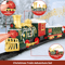 Childrens Train Set Music And Light Christmas Electric Railway Toy 2