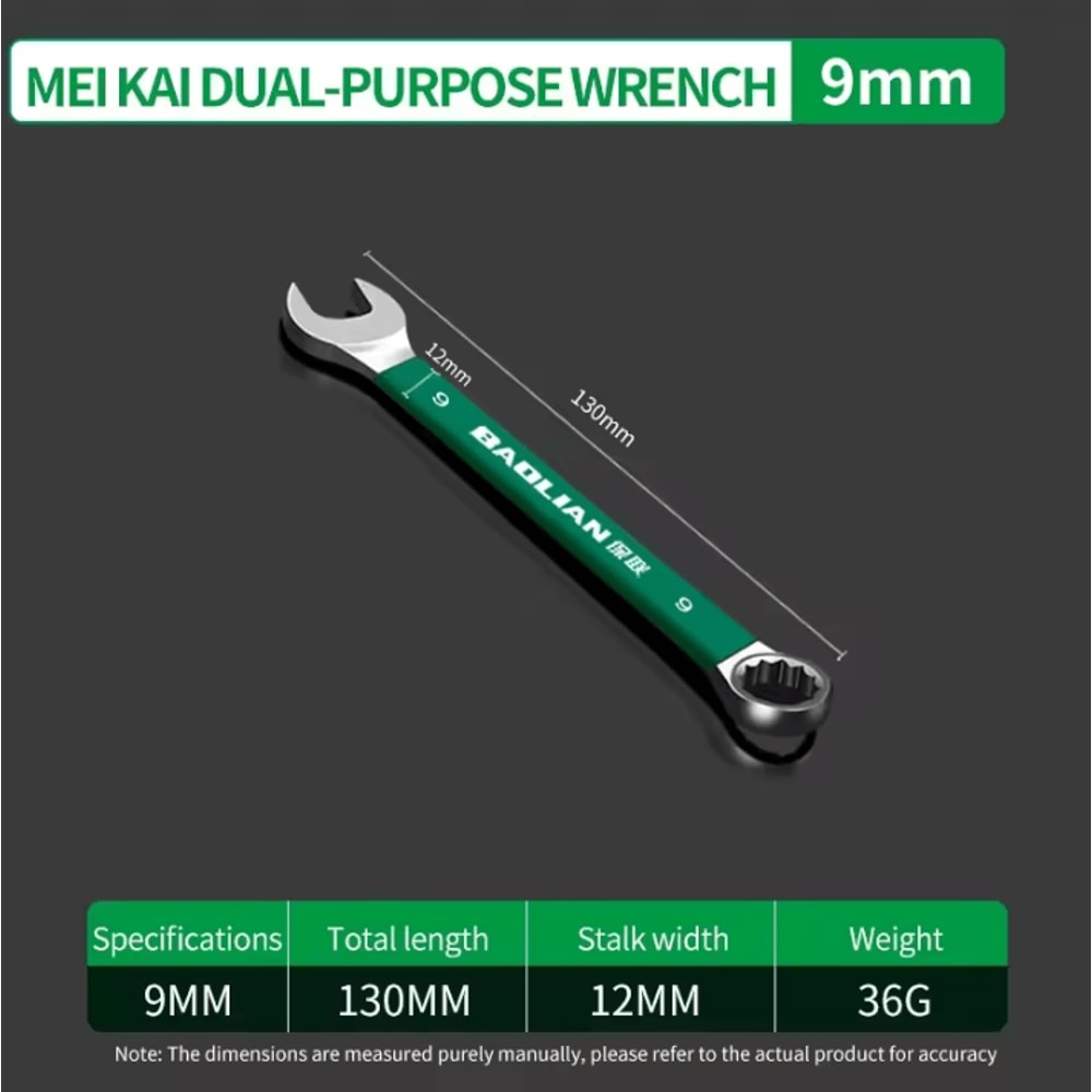 BaoLian Durable Wrench 830mm Plum Blossom DoubleEnded Auto Repair Tool 8