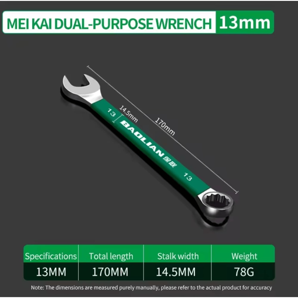 BaoLian Durable Wrench 830mm Plum Blossom DoubleEnded Auto Repair Tool 11