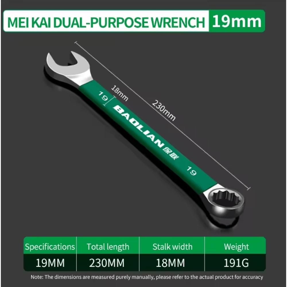 BaoLian Durable Wrench 830mm Plum Blossom DoubleEnded Auto Repair Tool 17