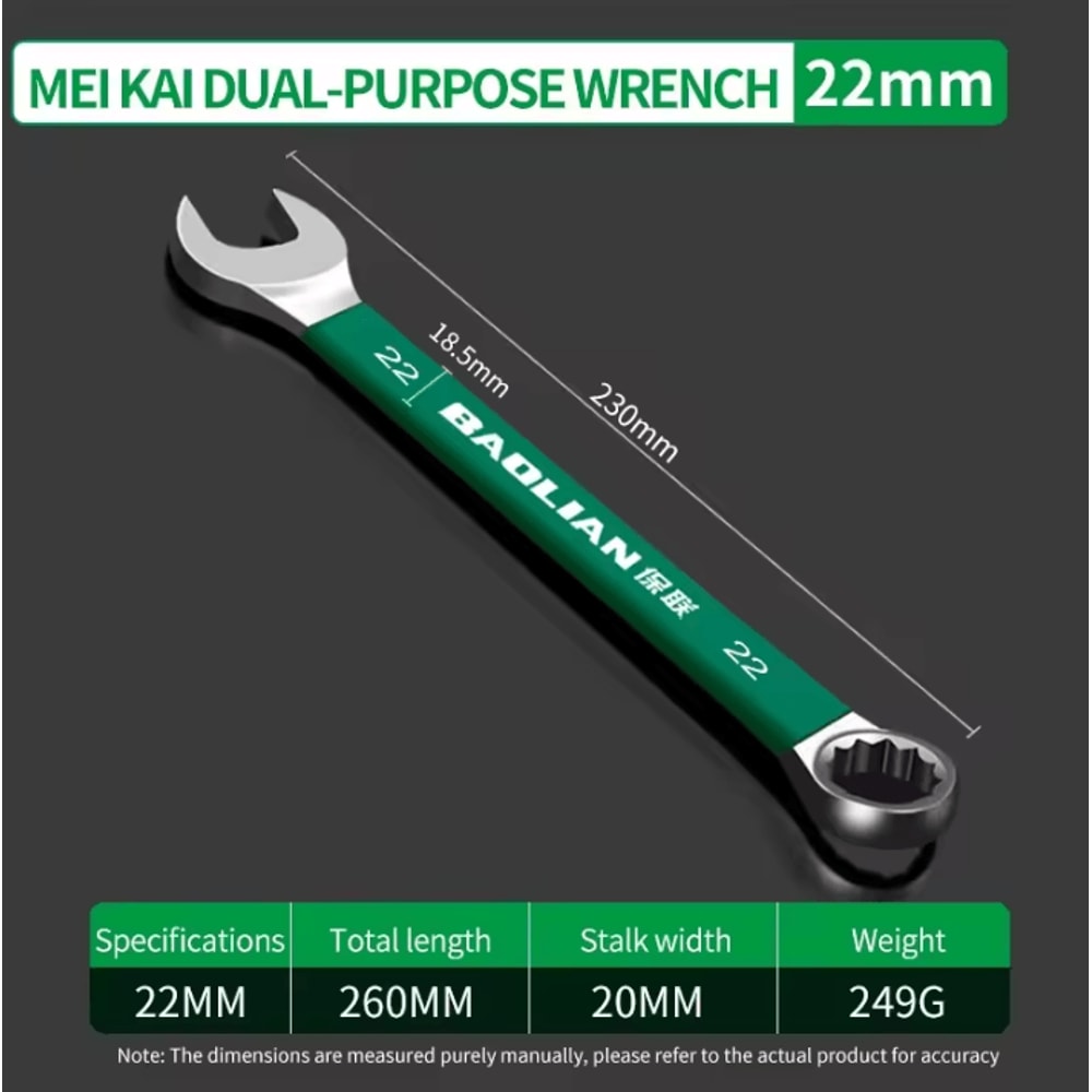 BaoLian Durable Wrench 830mm Plum Blossom DoubleEnded Auto Repair Tool 20