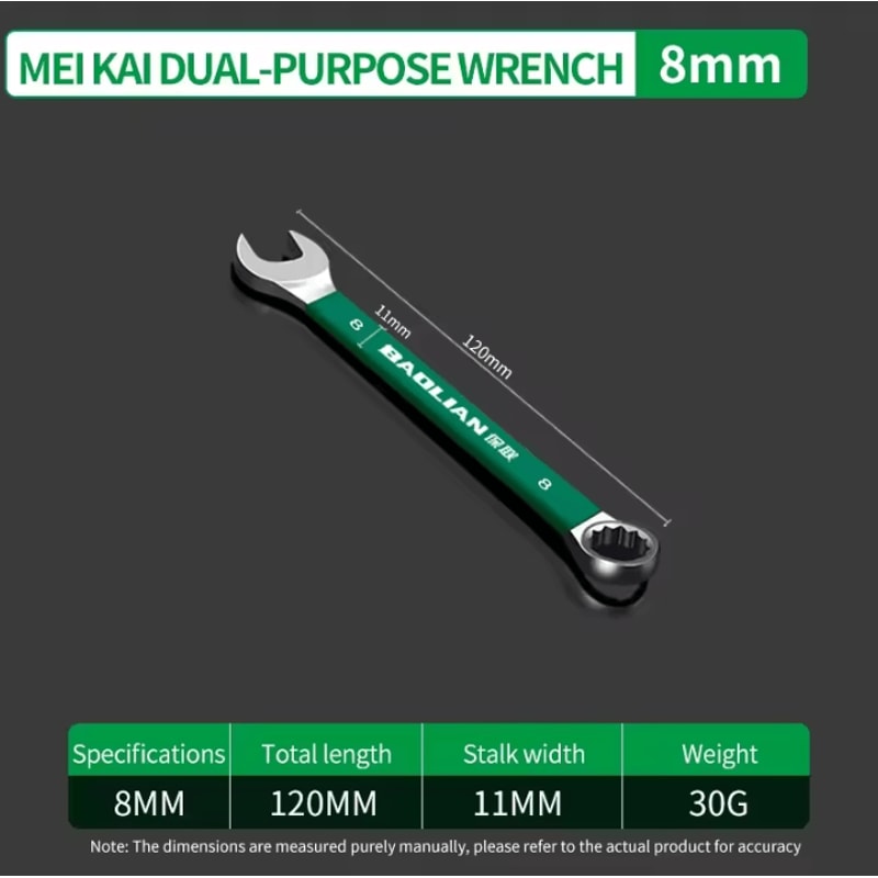 BaoLian Durable Wrench 830mm Plum Blossom DoubleEnded Auto Repair Tool 7