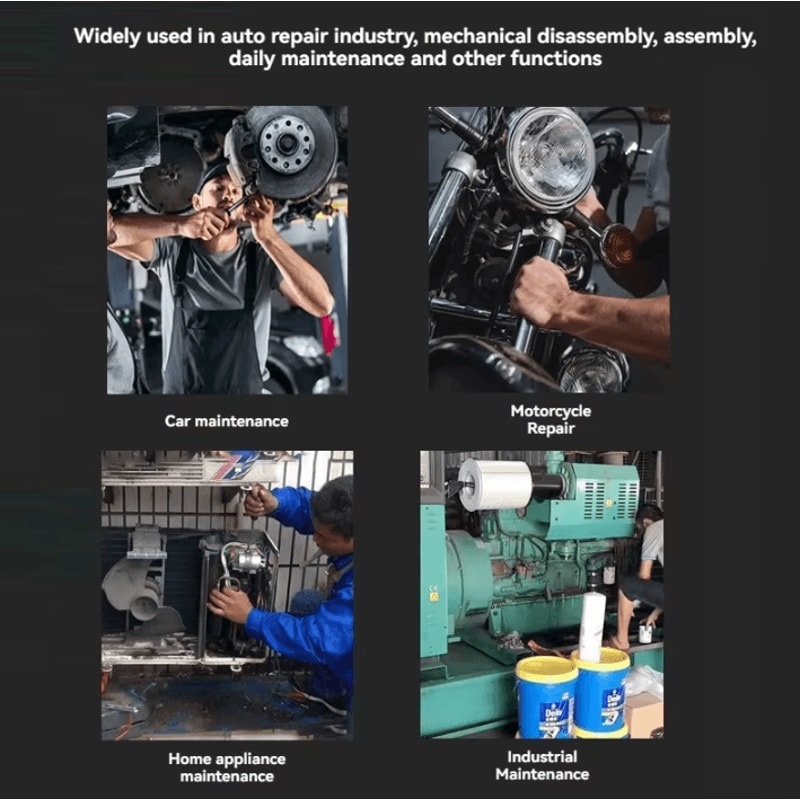 TUOSEN LType Pipe Wrench Double Head Outer Hexagon Socket Sleeve Spanner 4