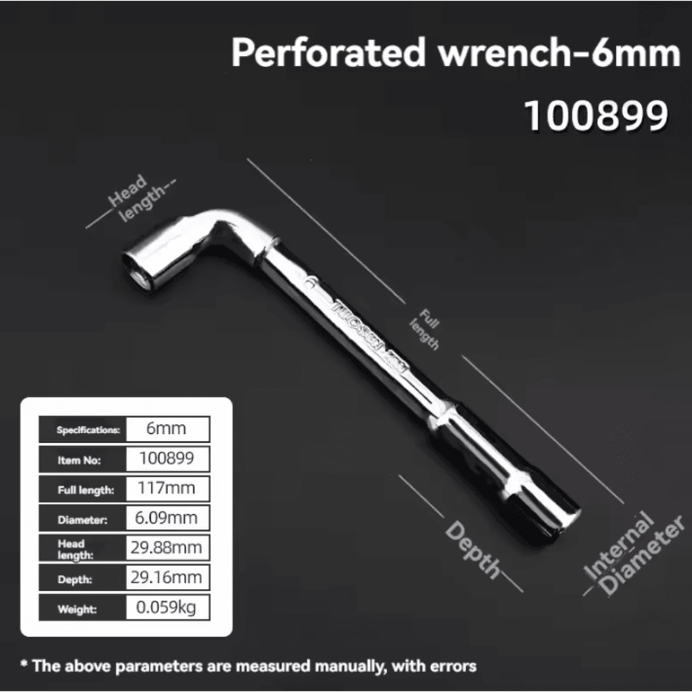 TUOSEN LType Pipe Wrench Double Head Outer Hexagon Socket Sleeve Spanner 5