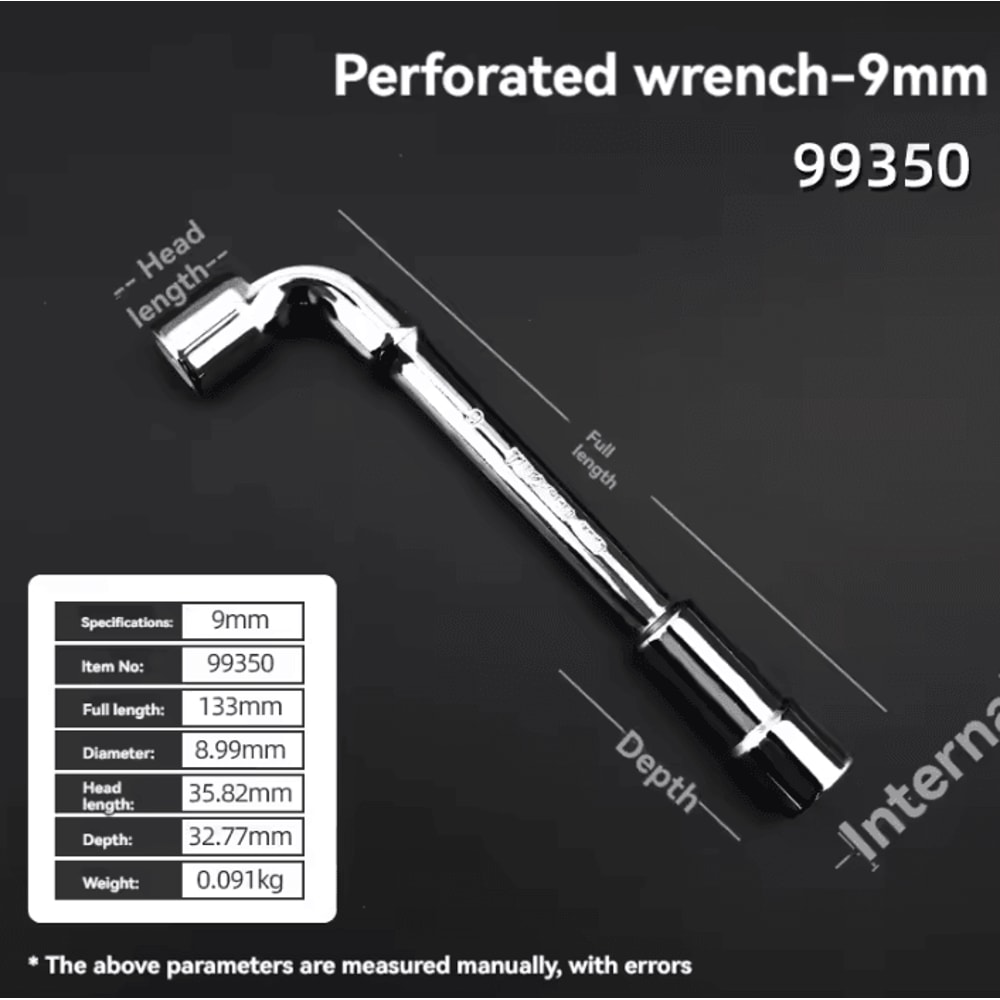 TUOSEN LType Pipe Wrench Double Head Outer Hexagon Socket Sleeve Spanner 8