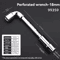 TUOSEN LType Pipe Wrench Double Head Outer Hexagon Socket Sleeve Spanner 17