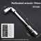 TUOSEN LType Pipe Wrench Double Head Outer Hexagon Socket Sleeve Spanner 18