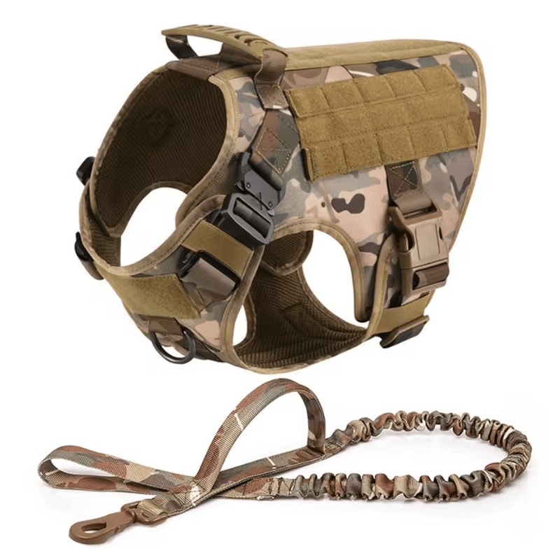 Large Dog Harness And Leash Set Training Walking Vest For German Shepherds And Malinois 12