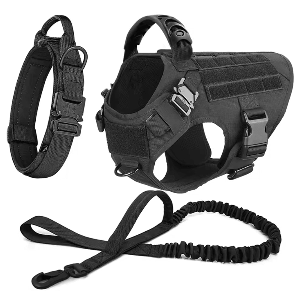 Large Dog Harness And Leash Set Training Walking Vest For German Shepherds And Malinois 14