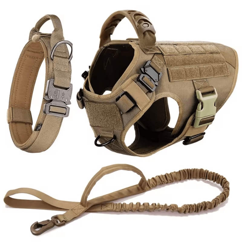 Large Dog Harness And Leash Set Training Walking Vest For German Shepherds And Malinois 15