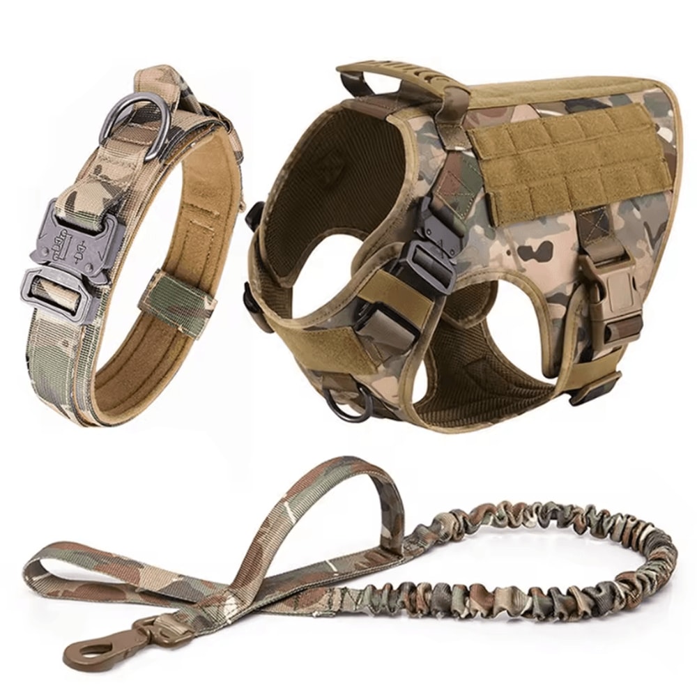 Large Dog Harness And Leash Set Training Walking Vest For German Shepherds And Malinois 16