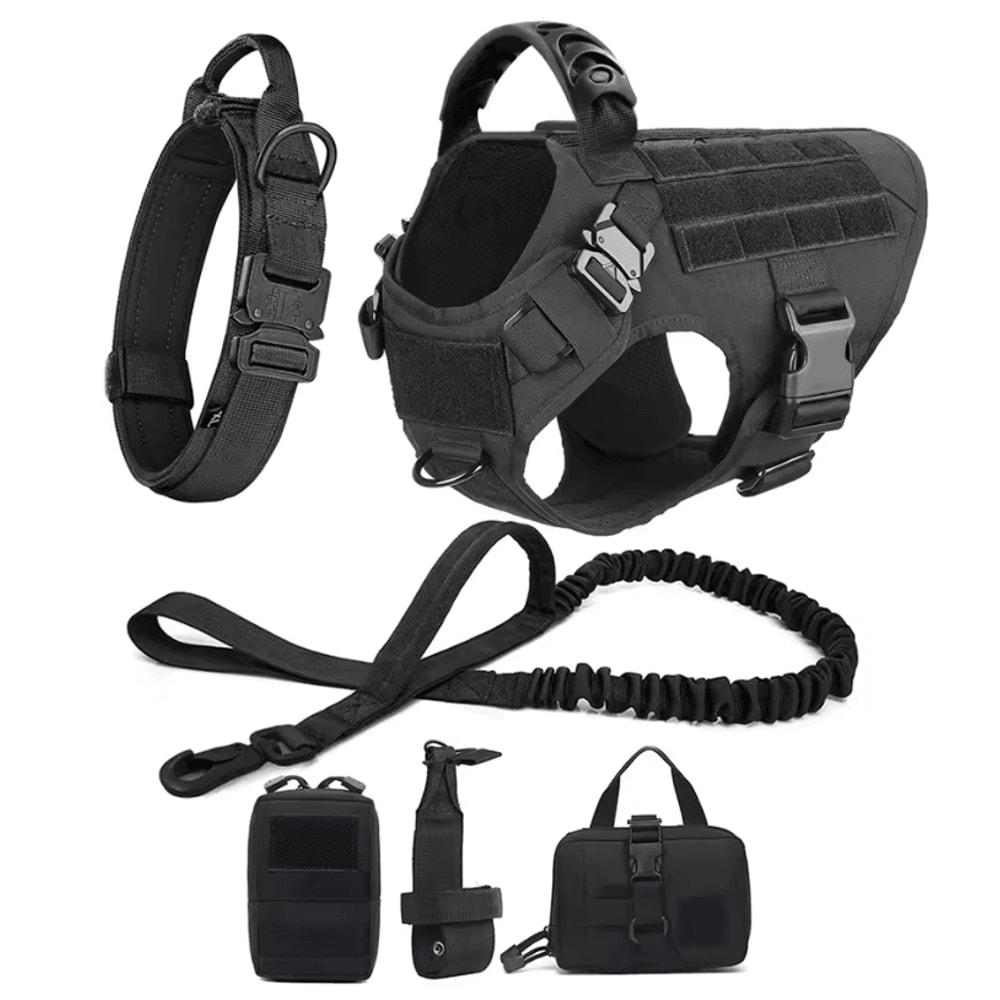 Large Dog Harness And Leash Set Training Walking Vest For German Shepherds And Malinois 18